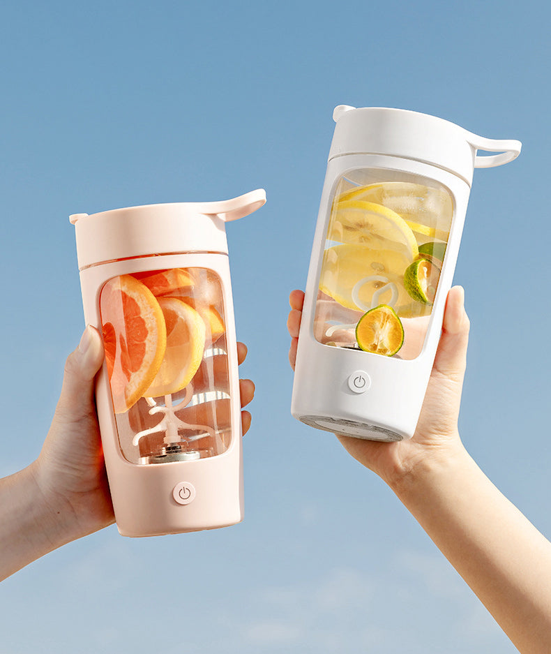 Powerful Electric Blender Plastic Bottle for Protein Mixer BPA Free Shaker Bottle 22oz Water Bottle