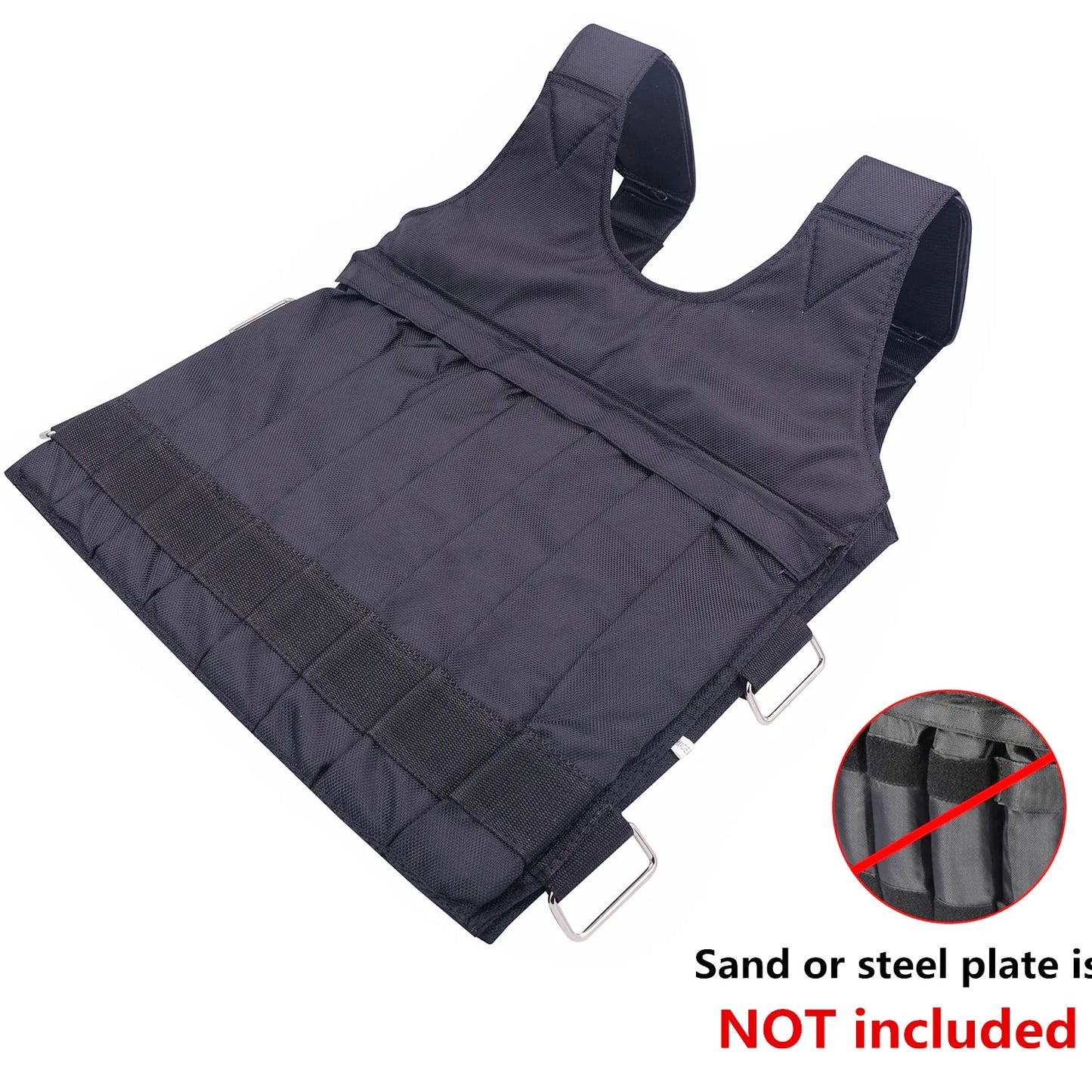 20/50kg Adjustable Weight Vest (Weights Not Included)