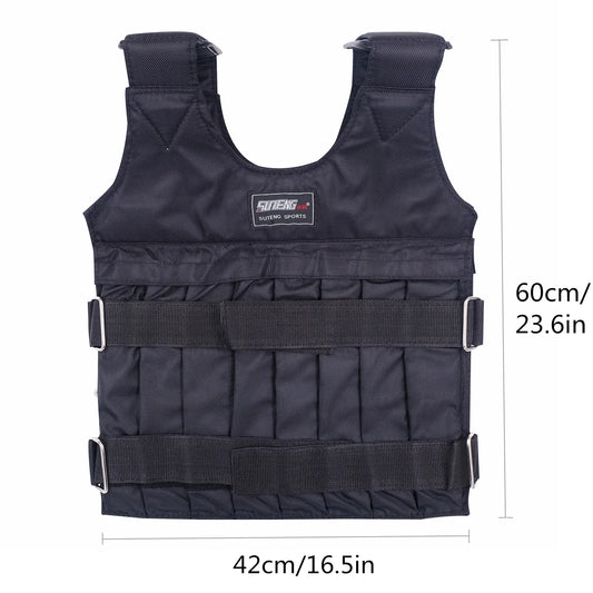 20/50kg Adjustable Weight Vest (Weights Not Included)