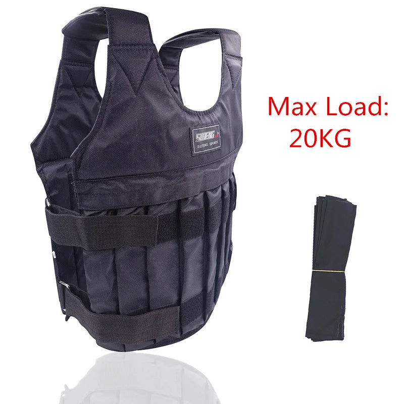 20/50kg Adjustable Weight Vest (Weights Not Included)