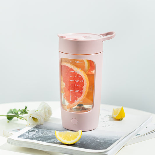 Powerful Electric Blender Plastic Bottle for Protein Mixer BPA Free Shaker Bottle 22oz Water Bottle